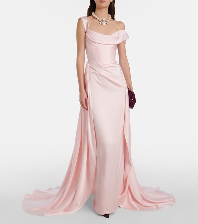 Vivienne Westwood Nova Grace draped asymmetric gown