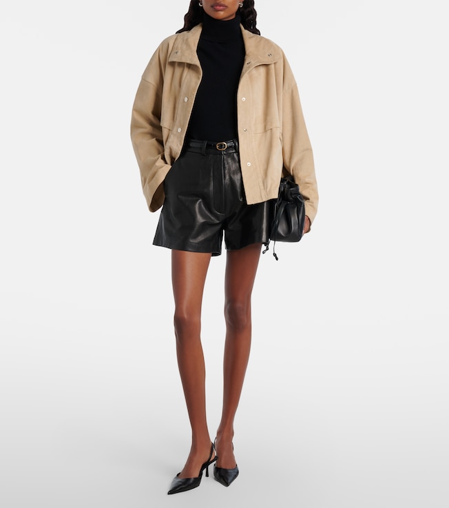 NOUR HAMMOUR Park suede jacket