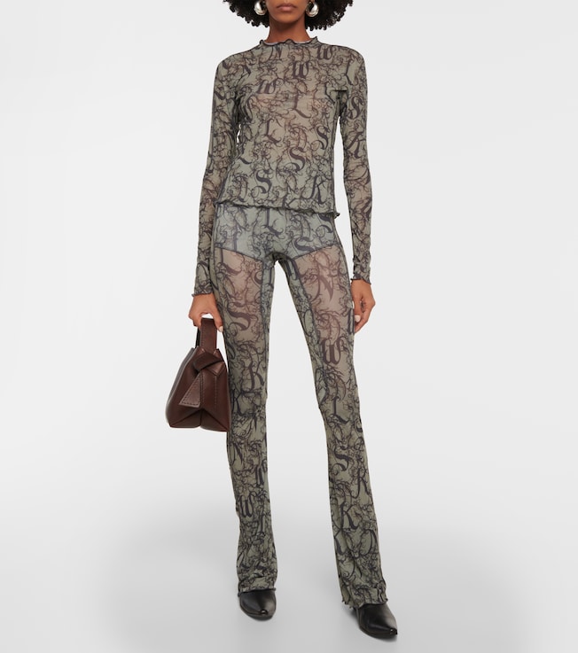 KNWLS Halcyon printed flared pants