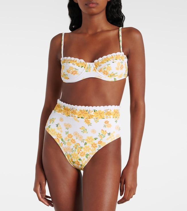 FARM Rio Azaleia floral printed bikini bottoms