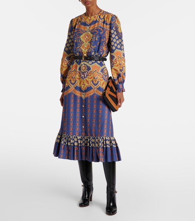 Valentino Voyage Imaginaire cotton shirt dress