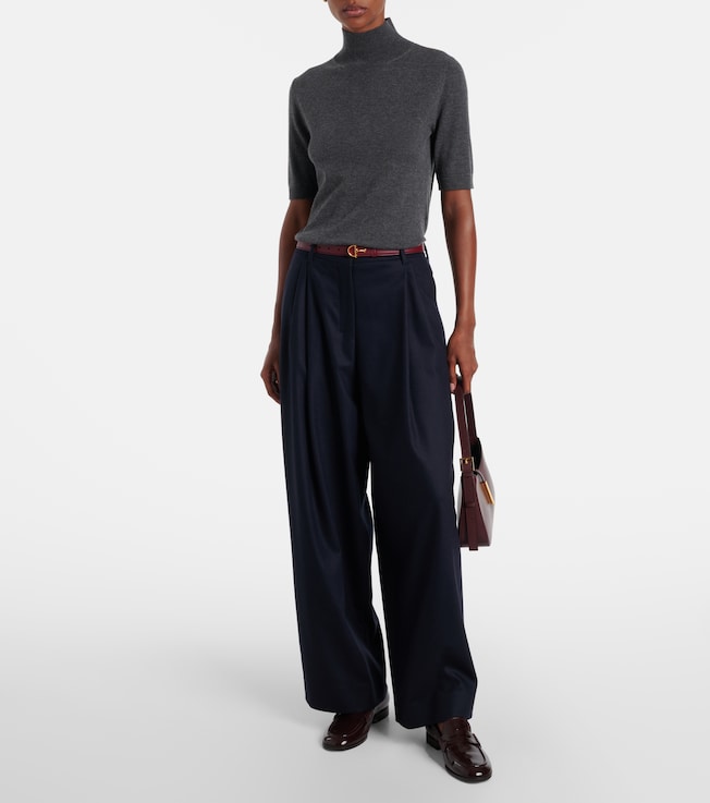 S Max Mara Titty wool wide-leg pants