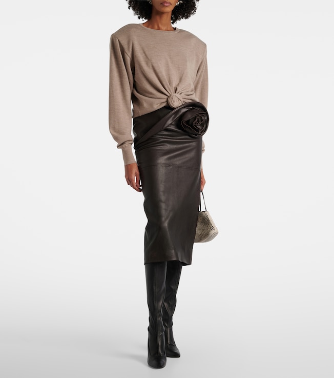 Magda Butrym Knot-detail wool sweater