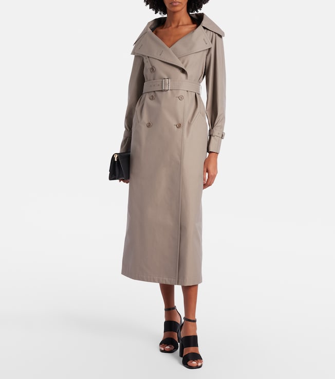 Max Mara Pancia cotton gabardine trench coat