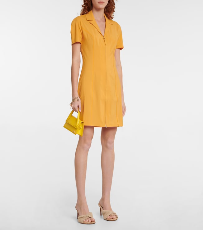 Jacquemus La Robe Tangelo wool-blend minidress
