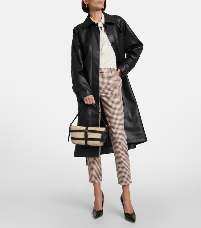 Altuzarra Henri gingham mid-rise slim pants