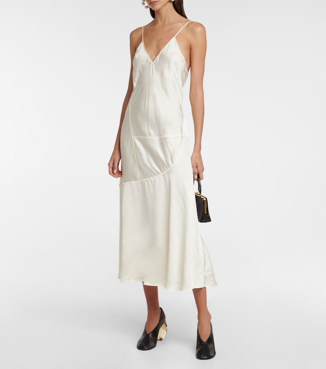 Jil Sander Satin slip dress