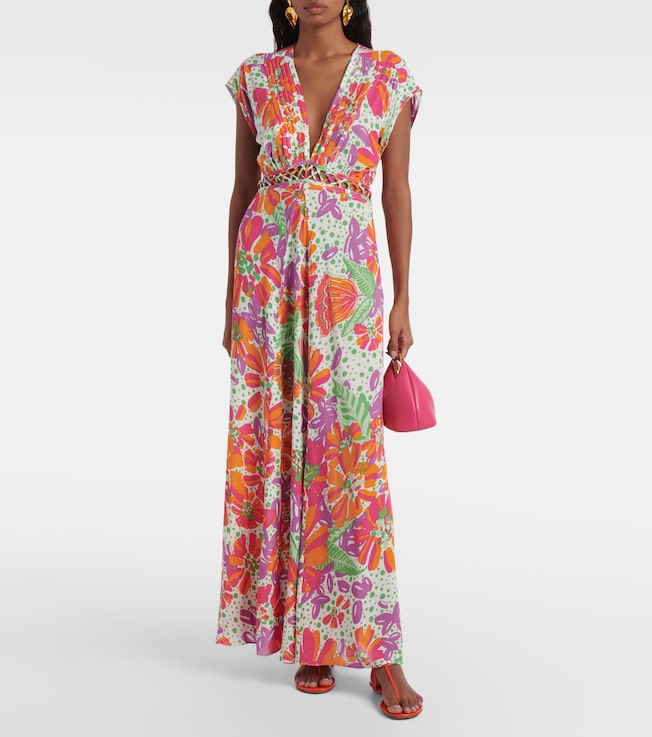 Poupette St Barth Cecile floral maxi dress