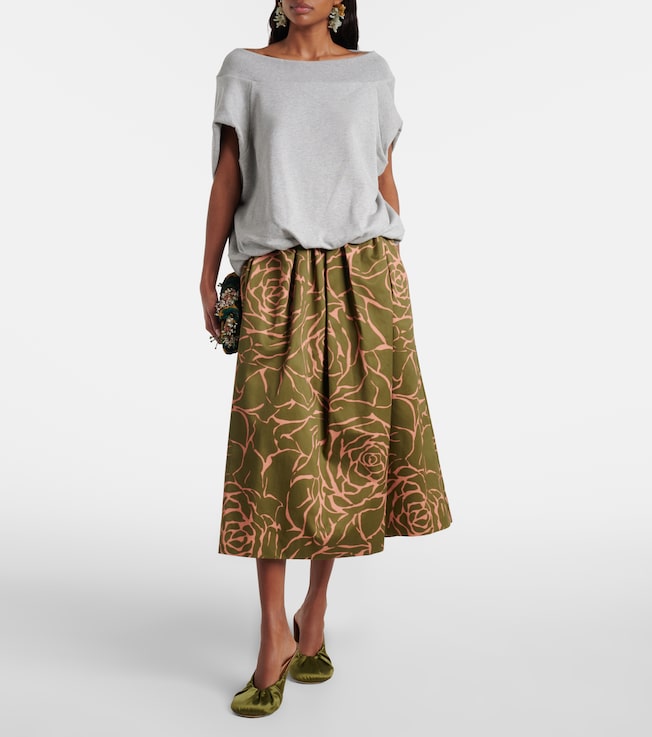 Dries Van Noten Cocoon cotton jersey sweatshirt