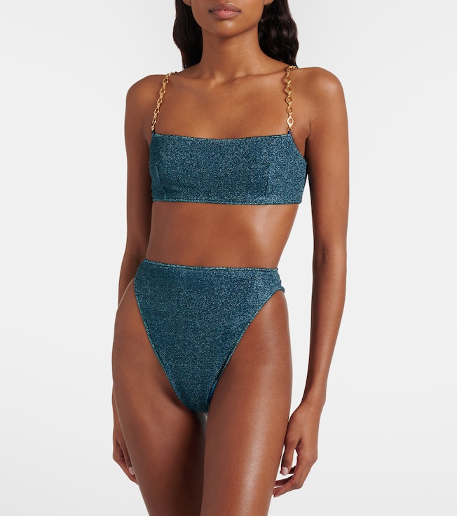 Oséree - Lumiere Bicolor Double Kini Bikini Set | Plush