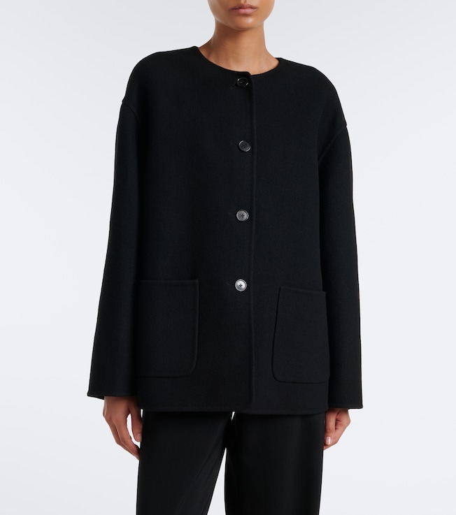 The Row Quintus wool and cashmere-blend jacket