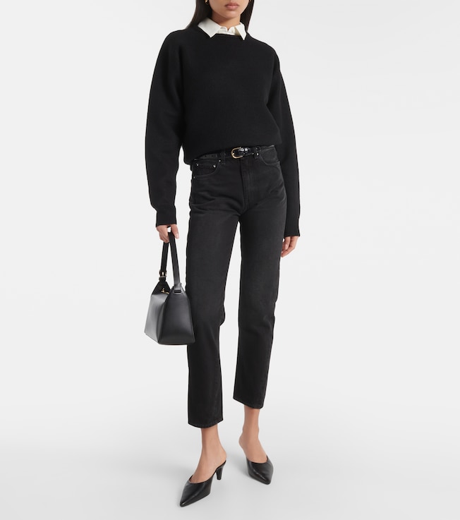 TOTEME Mid-rise cropped jeans