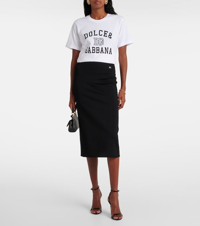 Dolce&Gabbana Logo cotton jersey T-shirt