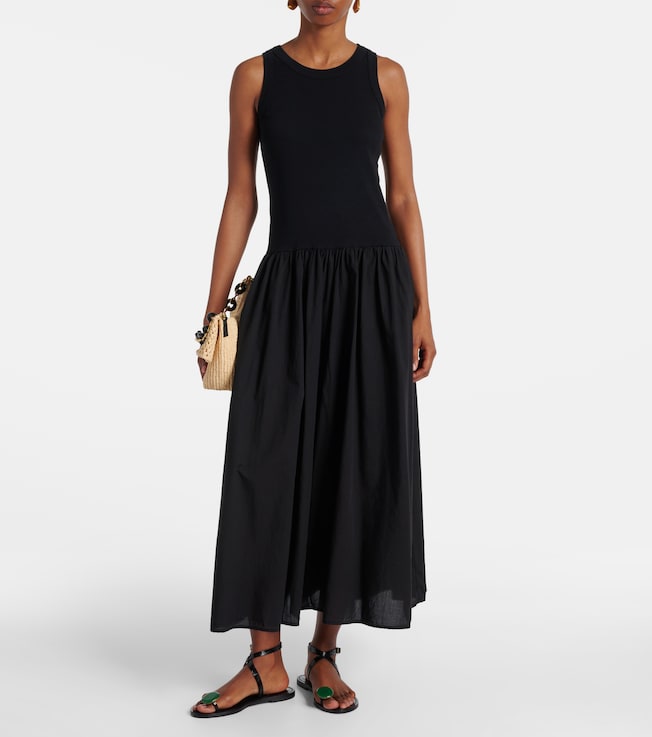 Velvet Amelia cotton-blend maxi dress