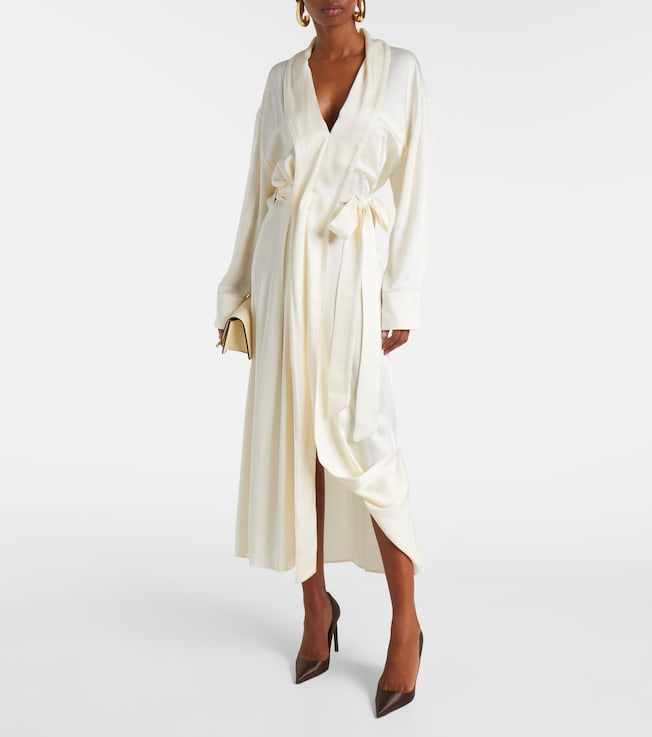 Victoria Beckham Belted wrap dress