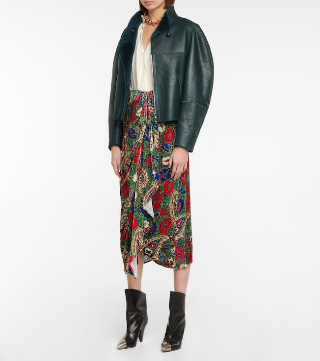 Isabel Marant Acacina shearling jacket