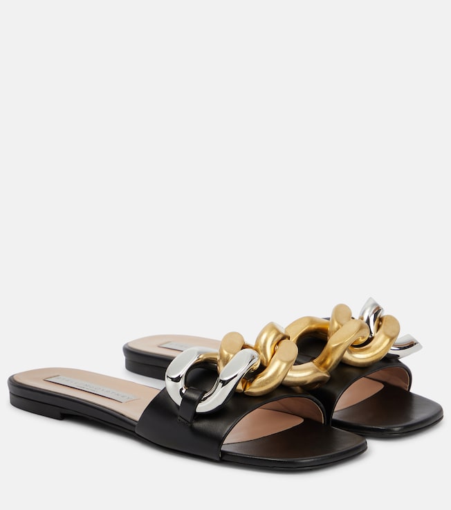 Stella McCartney Falabella faux leather slides