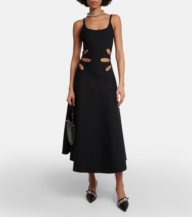 CHRISTOPHER KANE Petal cutout midi dress