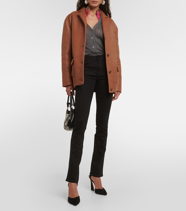 7 For All Mankind High-rise straight jeans