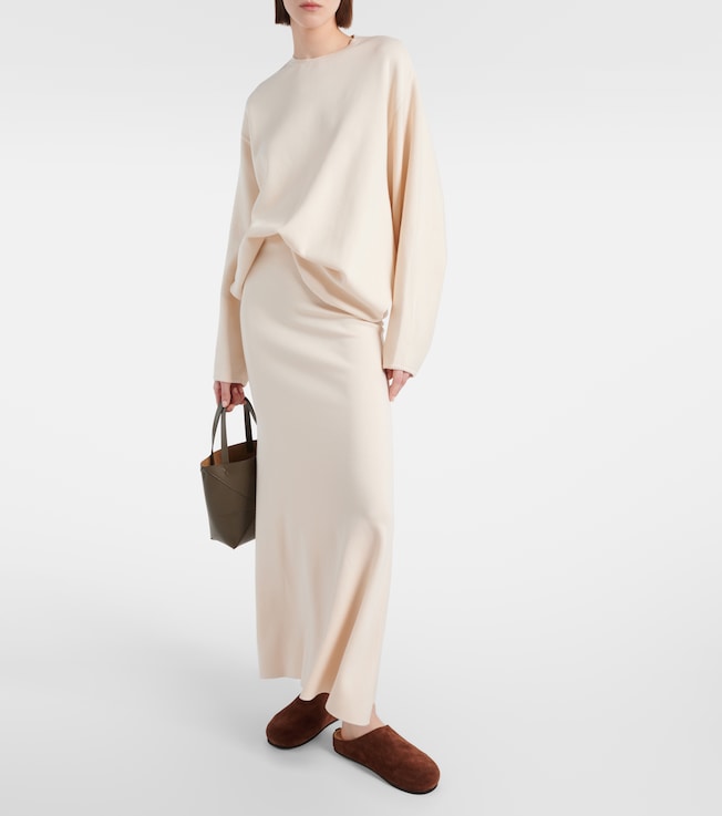 Fforme Oversized wool and cotton sweater