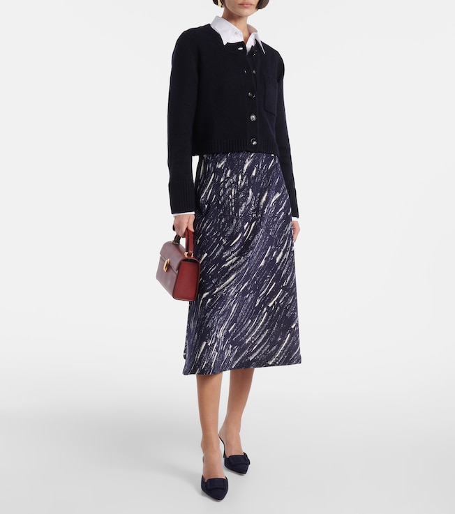 Jardin des Orangers Wool and cashmere cardigan