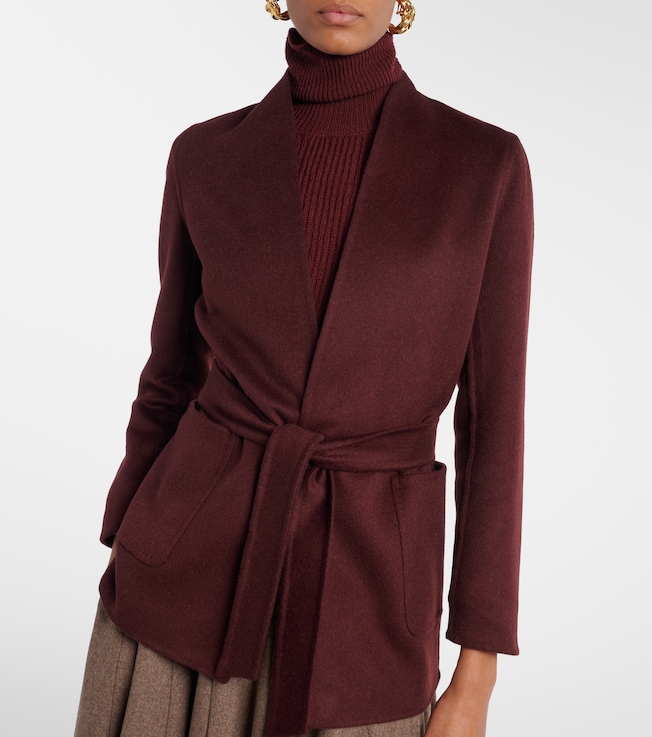  Max Mara Harold camel hair wrap coat