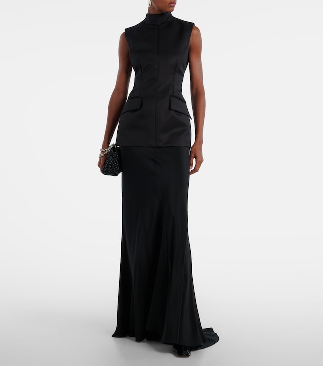 Sportmax Cilen cotton-blend gown