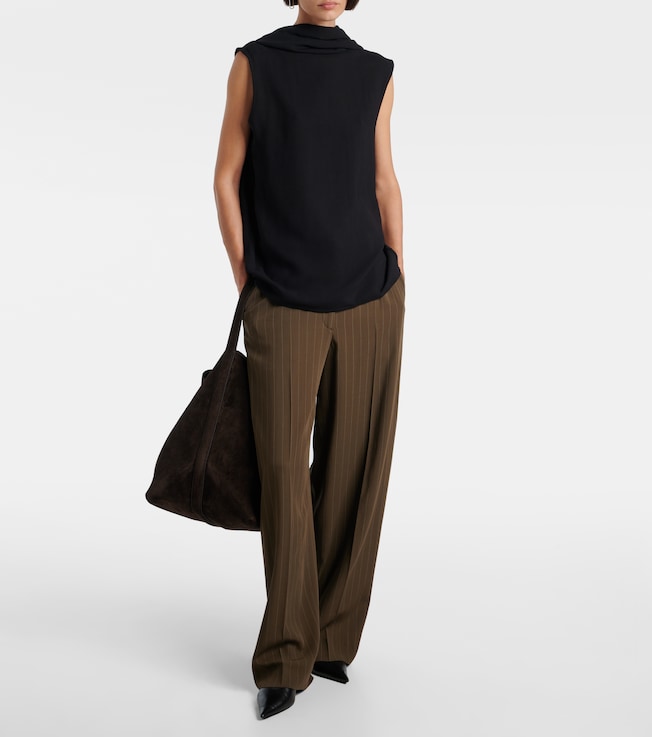 TOTEME Pinstripe straight pants