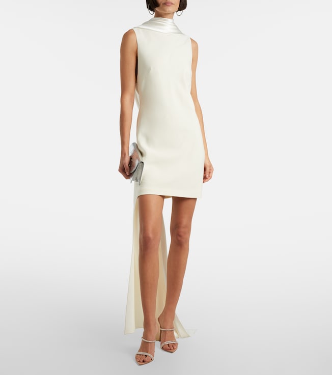 Danielle Frankel Bridal Mimi wool-blend minidress