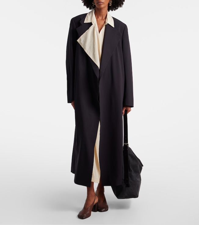 Lemaire Wool crêpe wrap coat