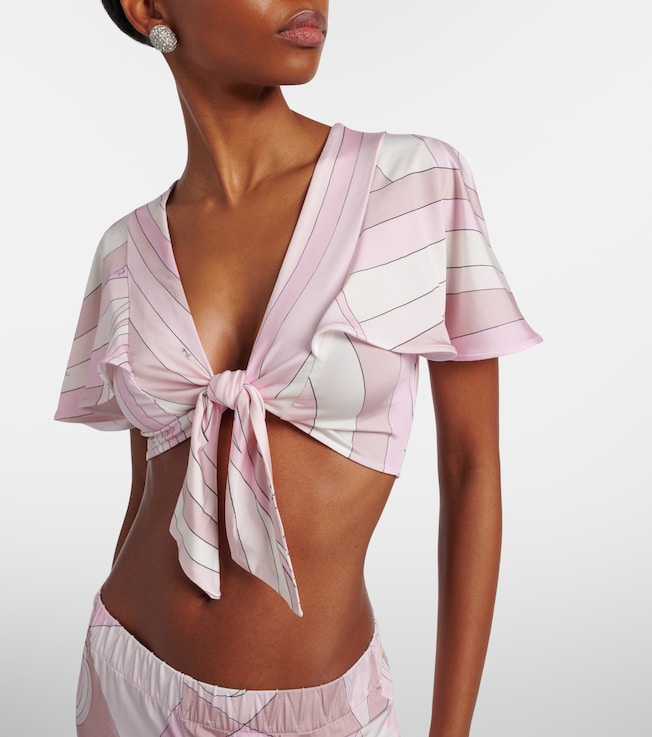 Tie-front Top