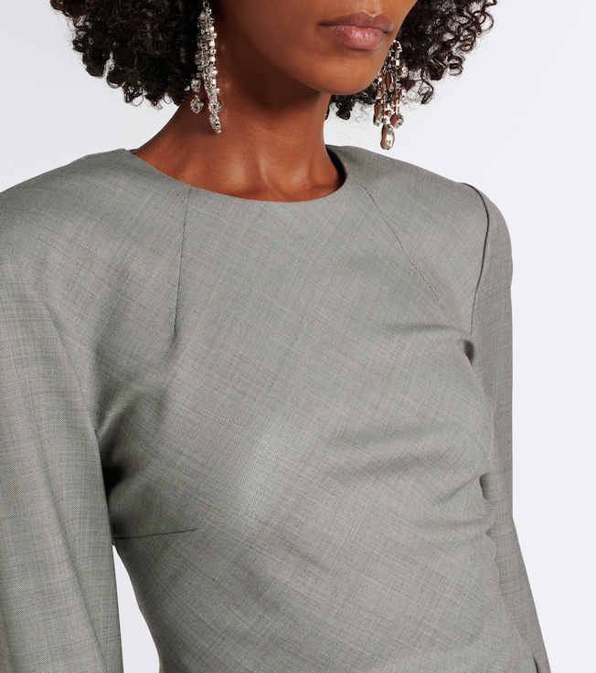 Magda Butrym Magda Butrym Draped wool midi dress