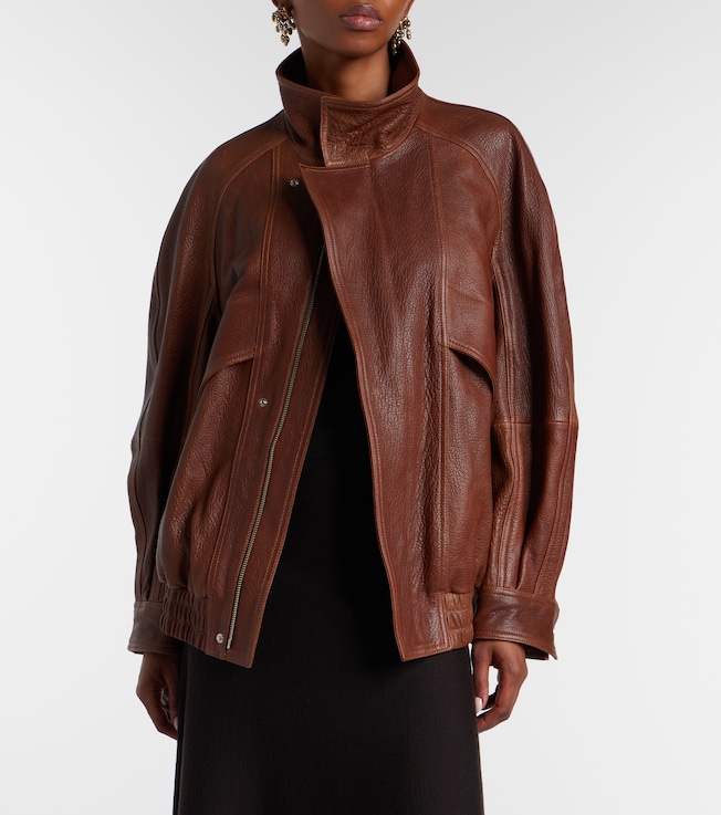 NOUR HAMMOUR Ariste leather jacket