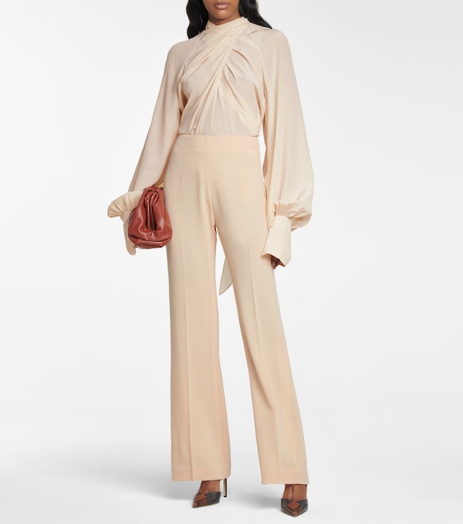 Petar Petrov Paloma high-rise wool pants