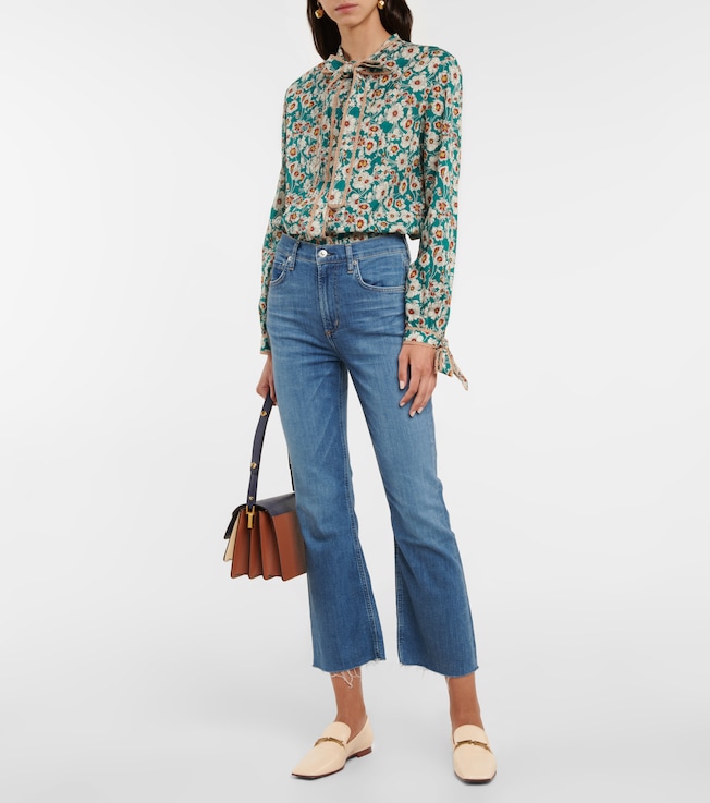 Citizens Of Humanity Isola mid-rise cropped bootcut jeans