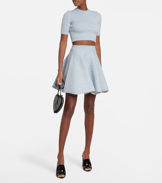 Alaïa Wool crop sweater