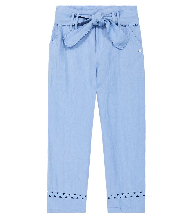 Hose aus Leinen mit Spitze | Tartine et Chocolat