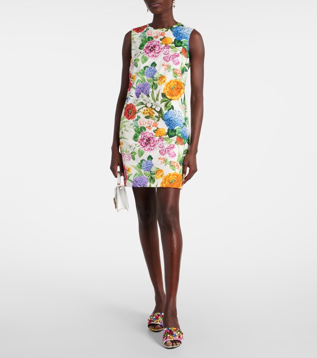Dolce&Gabbana Floral cotton minidress