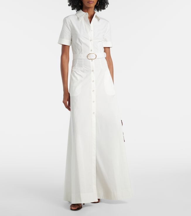 Roland Mouret Cotton poplin shirt dress