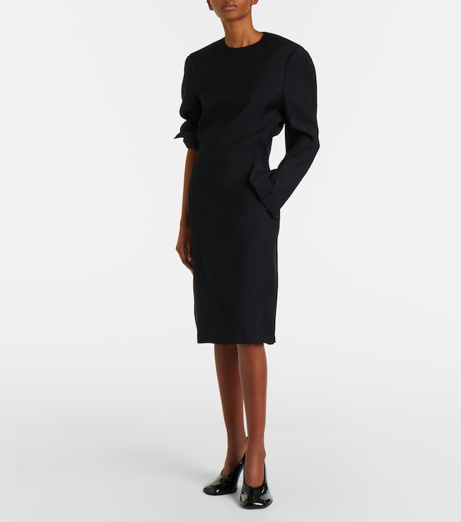 PHOEBE PHILO Woven midi dress
