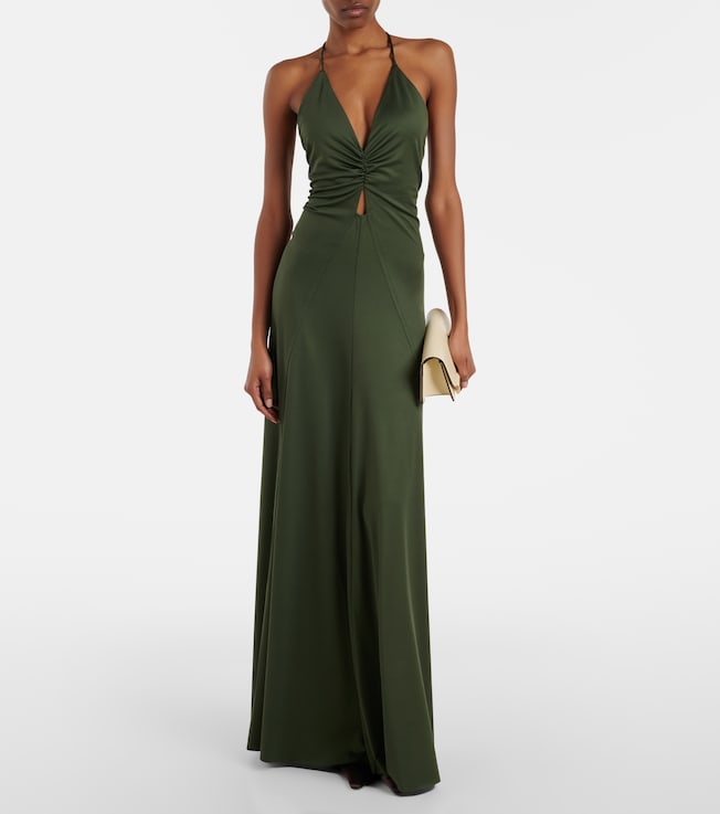 Victoria Beckham Ruched maxi dress