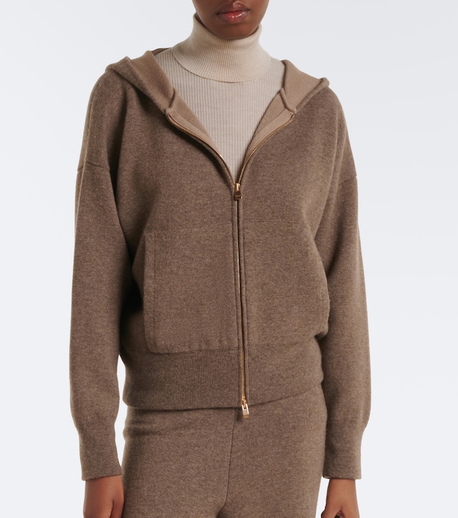 AGNONA Cashmere, wool, and silk hoodie