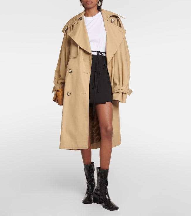 Sportmax Genny wool-blend wrap skirt