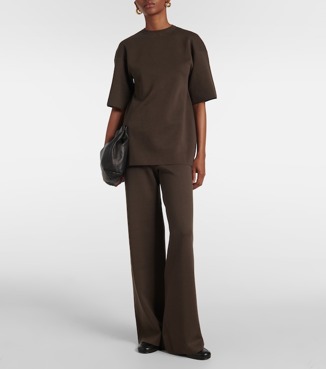 Fforme Dwyn wool and cotton-blend T-shirt