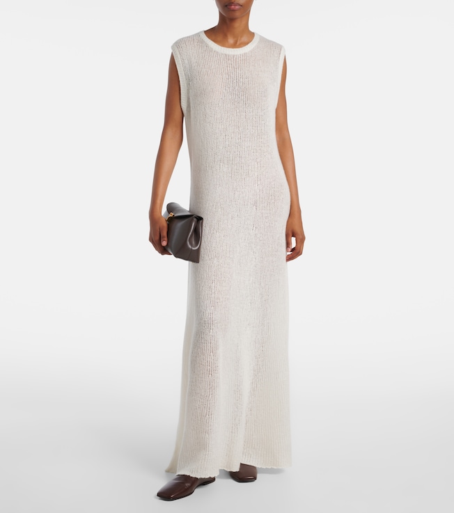 LISA YANG Madalena cashmere and silk maxi dress