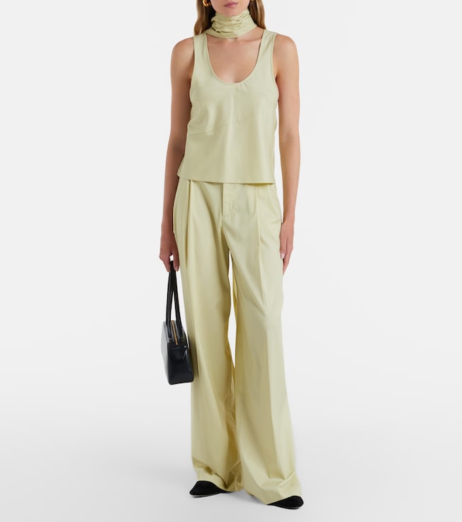 Aya Muse Olena pleated wide-leg pants