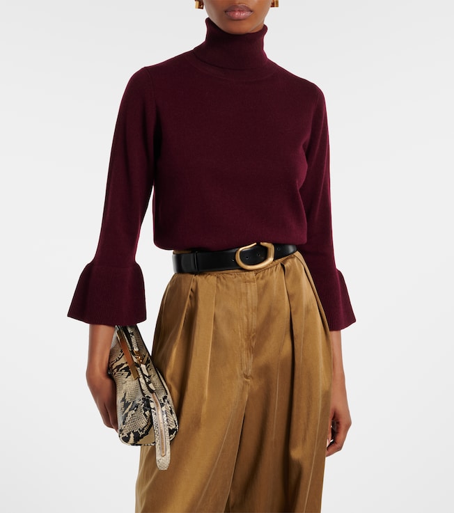 Jardin des Orangers Turtleneck wool and cashmere sweater