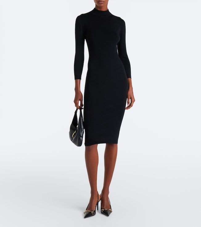 Gucci Horsebit wool midi dress