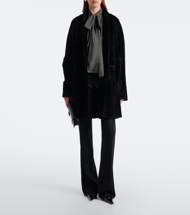 NOUR HAMMOUR Nour Hammour Raquel shearling coat