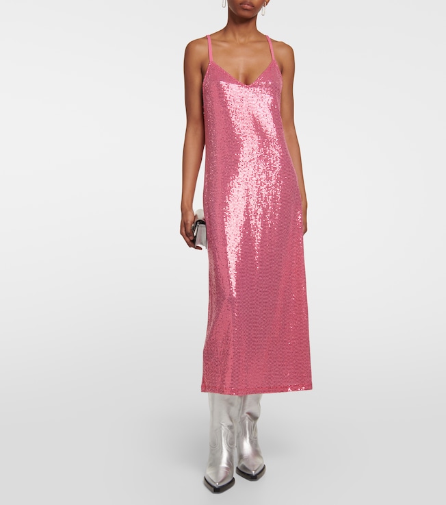 Dodo Bar Or Sequined slip dress